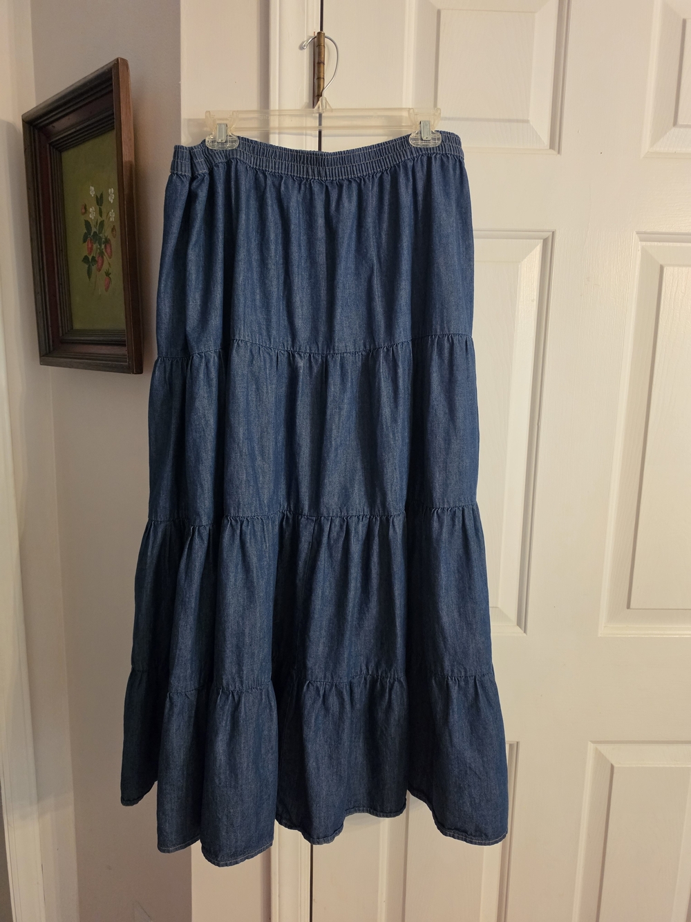 Wrangler Retro Tiered Maxi Skirt